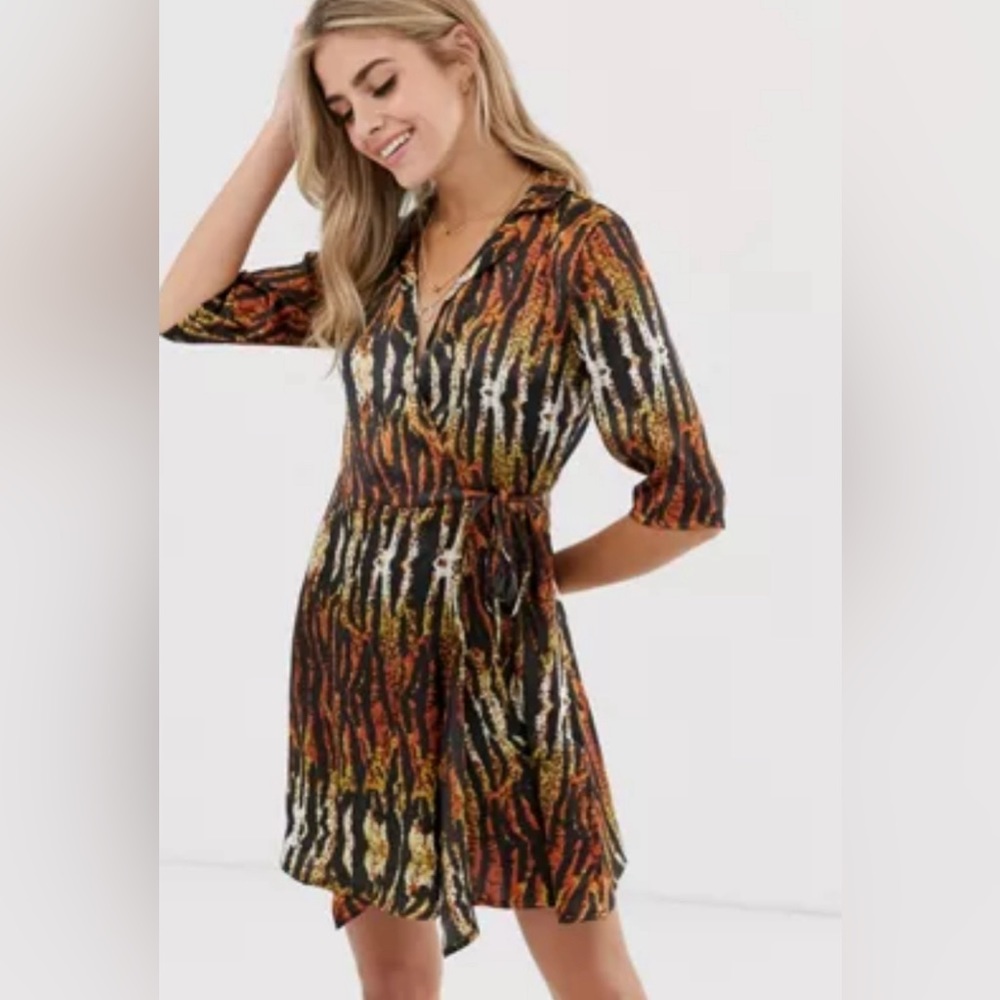Silky smooth tiger dress